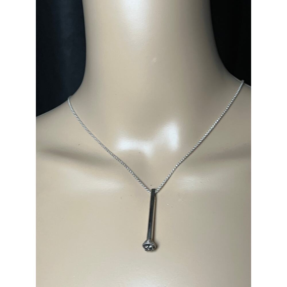 Solvar Sterling Silver Celtic Wand Necklace